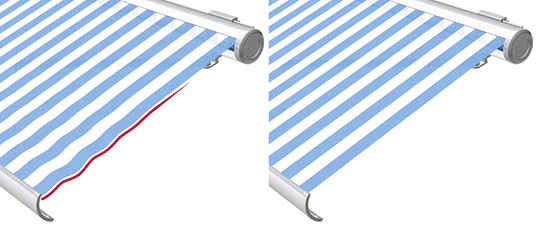 



Hängende Seitensäume sollen durch die Schließkraftminimierung oder die „Softposition“ Geschichte sein und die Lebensdauer der textilen Behänge verlängern.
