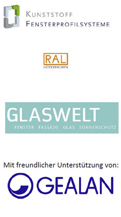<p>
GKFP, Gealan, GLASWELT: Fachtagung „Verkleben von Glasrahmenkonstruktionen” 
</p>