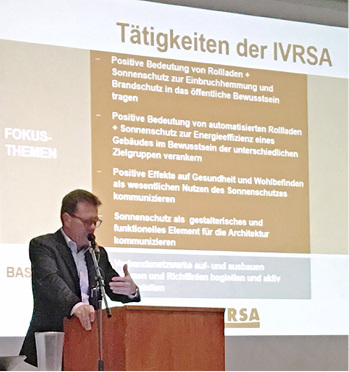 <p>
</p>

<p>
In seiner Eröffnungsrede stellte der Vorsitzende des IVRSA Hermann Frentzen vor über 70 Teilnehmern das neue Strategiepapier vor.
</p> - © Foto: Olaf Vögele

