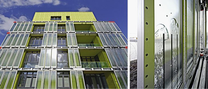 



Neuartige Nutzungsmöglichkeit: Glasfassaden als Bioreaktor, Algenhaus in Hamburg 
