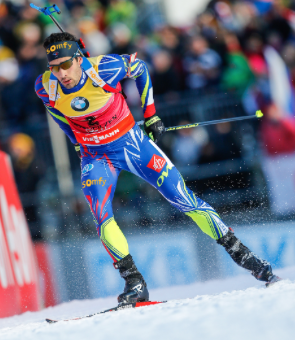 Martin Fourcade dominierte den Biathlon-Weltcup in Ruhpolding. - © Somfy
