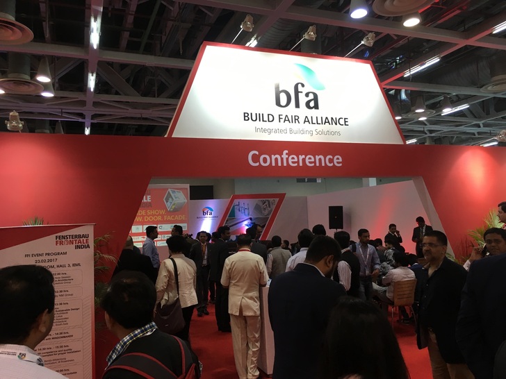 Gut besucht zeigte sich das Event Programm auf der Fensterbau Frontale India.