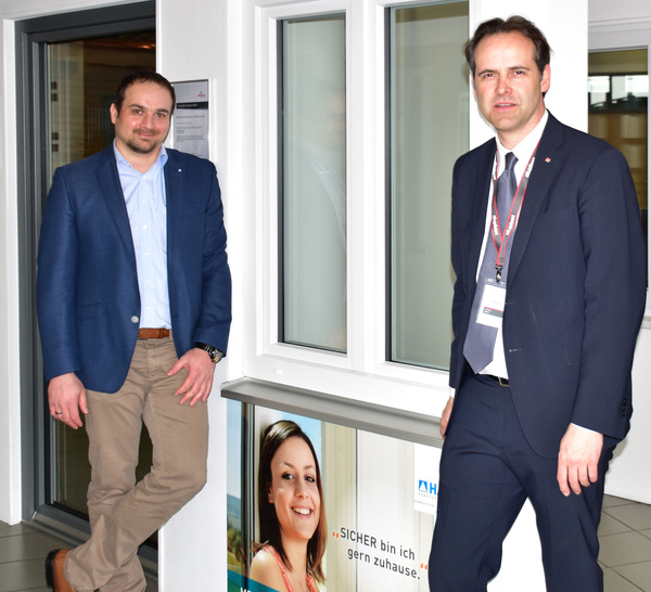 Florian Haidl (l.) und Patrick Seitz