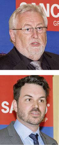 
Jürgen Halbmeyer (o.) hat sich als Leiter der Sanco Beratung verabschiedet und zum Juni den Stab an Florian Lindlbauer weitergegeben.



