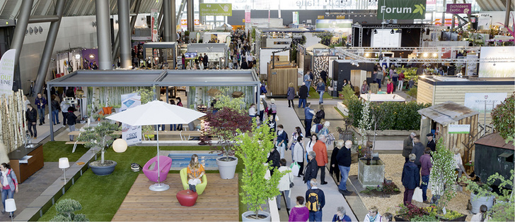 <p>
</p>

<p>
Die Messe „Garten“ zeigte schon im April 2017 sehr deutlich, wie sich der Sonnenschutz mit Schirmen, Sonnensegeln, Pergolen und Lamellendächern im Outdoor-Bereich mehr und mehr durchsetzt.
</p> - © Foto: Messe Stuttgart

