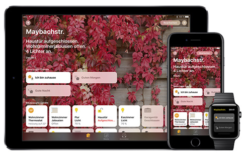 



Die App Home muss nicht extra installiert werden. Jedes iPhone stellt diese Bedienoberfläche für Smart Home Systeme seit IOS 10 automatisch zur Verfügung. 

