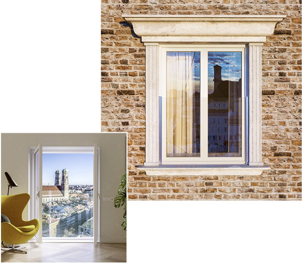 



Die transparente Absturzsicherung Easy Glass View lässt sich an der Fassade, in der Fensterlaibung oder direkt auf dem Fensterrahmen montieren.
