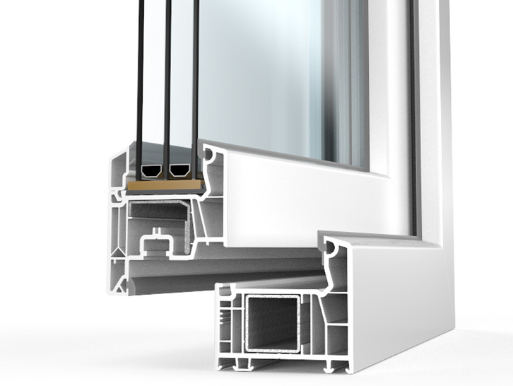 Das neue SOFTLINE 76-Profil von VEKA weist eine größtmögliche Kompatibilität zum 82 mm-System auf und ermöglicht dadurch eine optimierte Verarbeitung und Lagerhaltung.