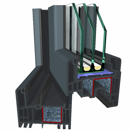 Galan S 9000 mit grau durchgefärbtem Grundkörpermaterial