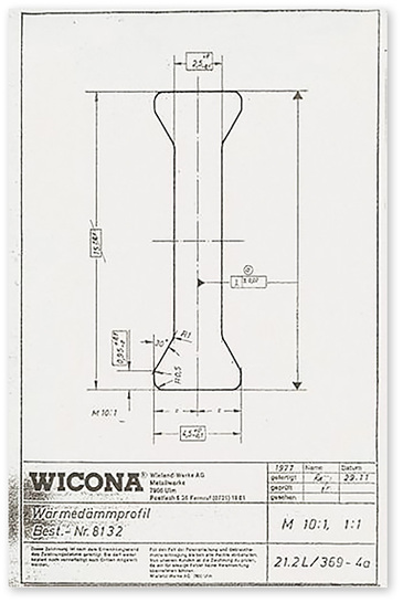 



1977 konnte Ensinger die ersten serienmäßig aus glasfaserverstärktem Polyamid 6.6 hergestellten Wärmedämmstege an Hersteller von Aluminiumfenstern ausliefern.
