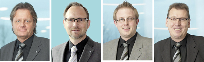 



v.l.: Udo Diesmann, Rainer Schulze, Nils Schenkemeier und Michael Treichel
