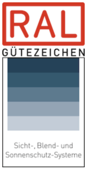 RAL Gütezeichen Sicht-, Blend- und Sonnenschutzsysteme