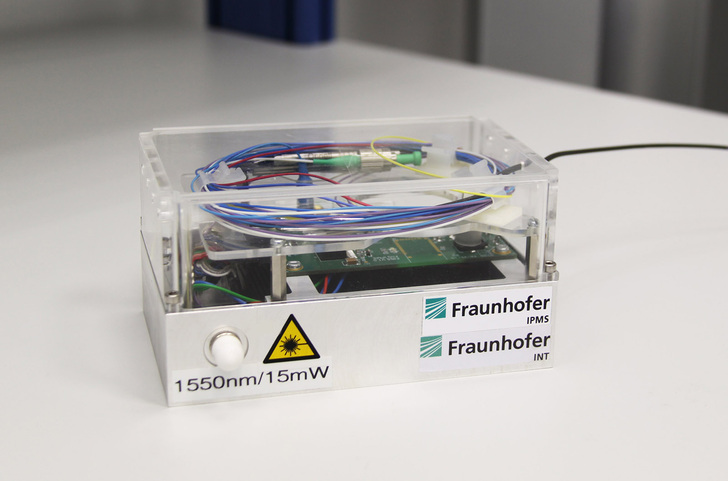 Demonstrator der smarten Alarmanlage - © Fraunhofer INT / Fraunhofer IPMS
