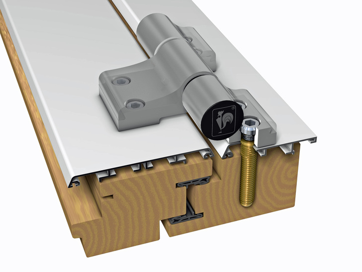 Das neue Türband im Einsatz.