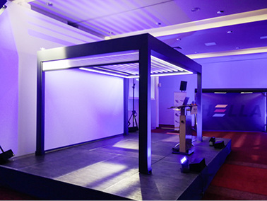 



Die Pergola Venture mit beweglichen Lamellen lässt die Terrasse an heißen Sommertagen zur Wohlfühloase werden.
