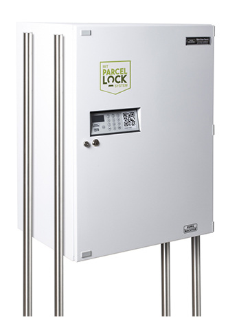 
Ein Modell der eBoxx in Weiß und mit Edelstahlständer



