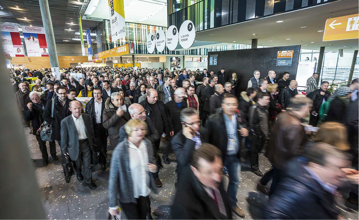 



Über 60 000 Besucher peilt die Messe Stuttgart für die R+T 2018 an.
