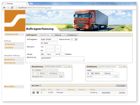 <p>
</p>

<p>
Der Trampas WebClient für Auftrags- und Tourenplatzierung sowie -verfolgung über das Inter-/Intranet
</p> - © Foto: Städtler-Logistik

