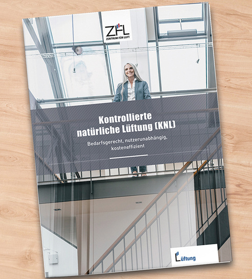 Broschüre: Kontrollierte natürliche Lüftung (KNL)