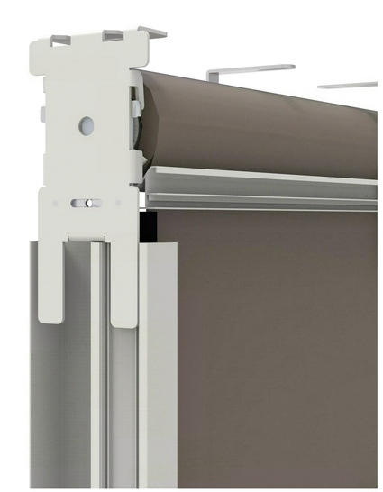 Das patentierte Befestigungssystem bietet Architekten und Planern neue Gestaltungsmöglichkeiten bei der Integration in die Fassade.