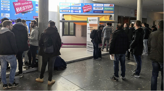 



Volles Haus am Battlestand war angesagt, wenn die Akteure gekämpft haben.
