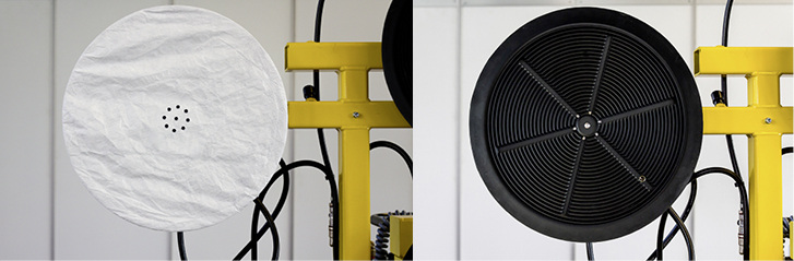 



Durch den Einsatz von Saugplattenüberzügen lassen sich Abdrücke auch auf beschichteten Gläsern vermeiden.
