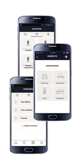



Eine übersichtliche Menüführung soll dem User die Bedienung der smarten Steuerung im Haus erleichtern.
