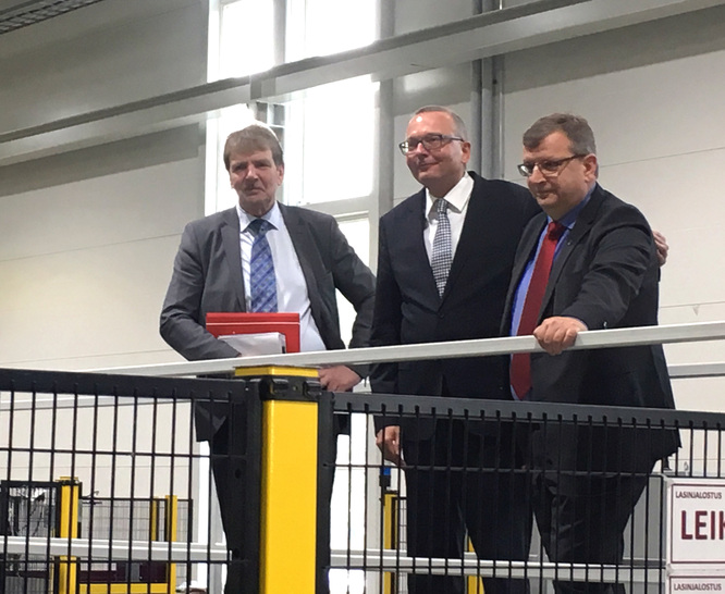 v.l.: Hannu Hautanen, Christian Klinger, Markku Hautanen