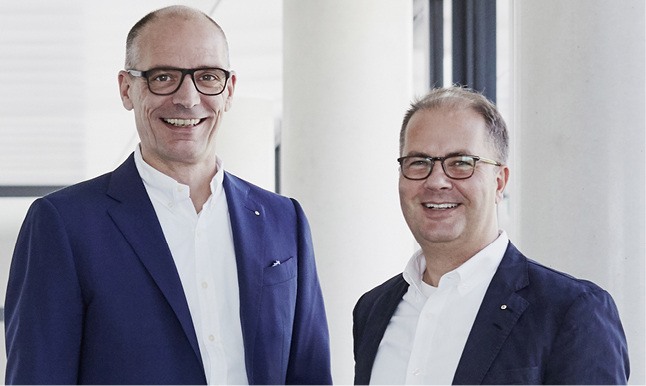 <p>
</p>

<p>
Die Cousins Frank und Ralf M. Kronenberg leiten seit 18 Jahren die Geschicke des Unternehmens.
</p> - © Foto: EK Kronenberg

