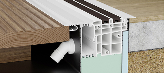 



Die Neufassung der Original-Nullschwelle lässt sich in jedem Gebäude einbauen, egal ob Passiv-, Niedrigenergie- oder Standardhaus.
