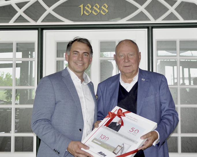 Jan-Peter Albers mit seinem Vater Peter Albers