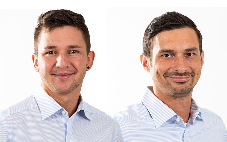Die neuen Bohle-Außendienstler: Martin Fröhlich (l.) und Semai Kurz