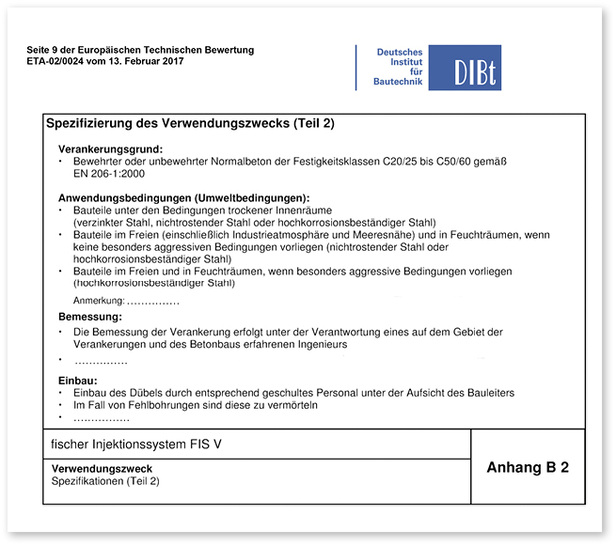 <p>
</p>

<p>
Die ETA spricht klare Worte. Die Bauteile des Befestigungsmaterial für Markisen müssen aus Edelstahl bestehen. Ohne wenn und aber.
</p> - © Foto: Fischer / DIBt

