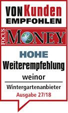 



Das Gütesiegel erhielt der Kölner Hersteller im Bereich Wintergärten.
