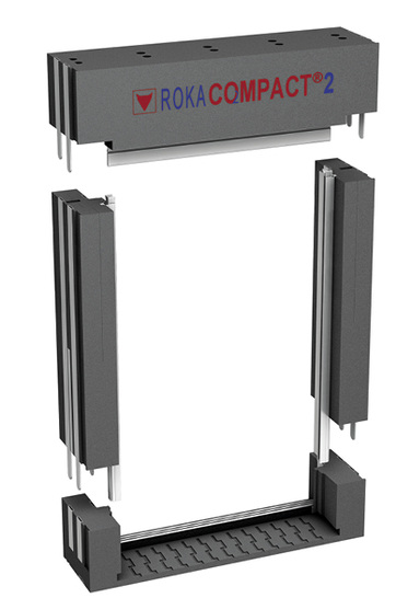 



Für den einfachen Transport auch besonders großer Elemente wird Roka-Co2mpact 2 in vier Einzelteilen geliefert und an der dafür vorgesehenen Mauerwerksöffnung zusammengesteckt.
