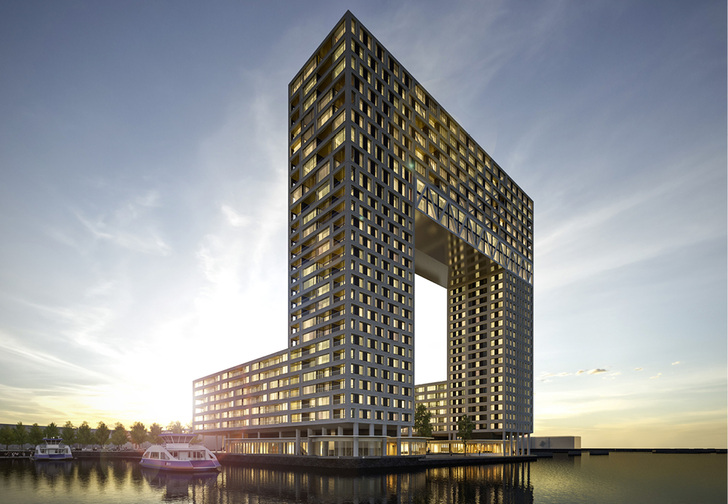 <p>
Rund 700 Fenster und Fenstertüren des exklusiven Penthousekomplexes „De Pontsteiger“ in Amsterdam sind mit Beschlagtechnik von Siegenia ausgestattet. 
</p>

<p>
</p> - © Foto: CIIID/Cees van Giessen

