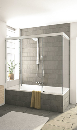 



Im Bad setzen zunehmend Beschläge mit farbigen Sonderoberflächen Akzente.
