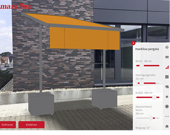 Markilux Erweitert 3d Markisen App Glaswelt