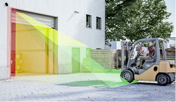 



Der LZR-Widescan wird zum „Torwächter“, und erkennt genau, ob sich Fahrzeuge annähern oder parken.
