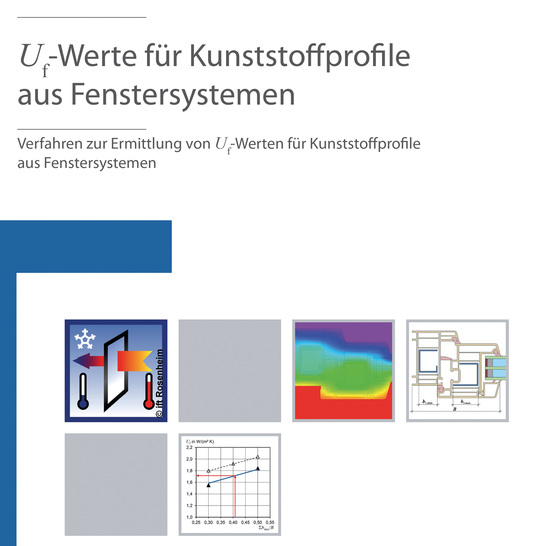 Ausschnitt aus Titelbild der ift-Richtlinie WA-02/4 "Uf-Wert für Kunststoffprofile aus Fenstersystemen" - © ©ift Rosenheim/ift-Richtlinie WA-02/4
