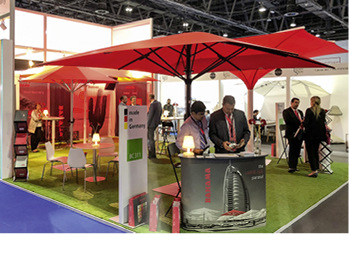 



Auch deutsche Hersteller wie z. B. Bahama haben den Weg auf die Hotelmesse in Dubai schon gefunden.
