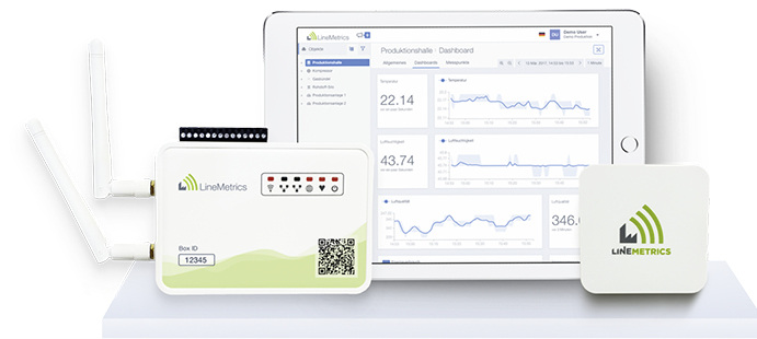 <p>
</p>

<p>
01: Beispiel für ein IOT Tool für einfache Zählanwendungen mit mobiler Datenanalyse
</p> - © Bild Linemetrics / www.linemetrics.com

