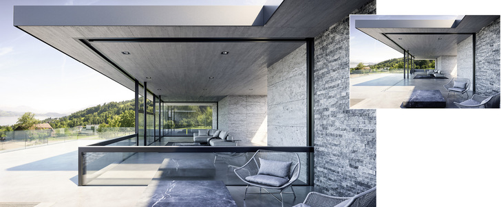 



Der Vorteil einer air-lux Senkfront gegenüber einer klassischen Schiebefront ist, dass die komplette Wand verschwinden kann.
