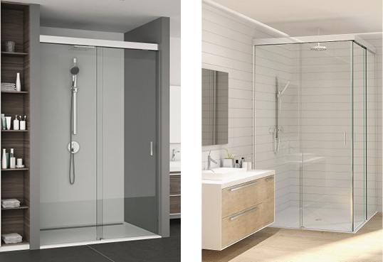 



Nischenduschen, Eckduschen, U-Kabinen oder als Variante auf Badewannen – der SF 740 ist für jede Badlösung der passende Schiebetürbeschlag.
