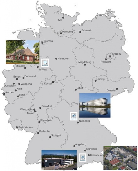 Der Standort ift West in Rheda-Wiedenbrück verbessert die Kundennähe in NRW und im Nordwesten von Deutschland - © ift Rosenheim
