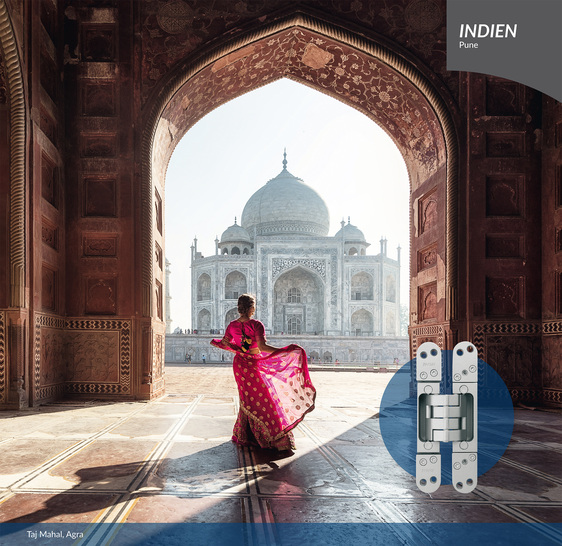 Zusammen mit dem Partner ICC Realty India Pvt Ltd realisierte Basys das Projekt JW Marriot Hotel in Pune/Indien — das Aprilmotiv im Basys-Jahreskalender 2019.