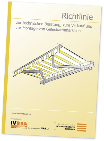 



Die Richtlinie für Beratung, Verkauf und Montage wurde im November 2018 herausgebracht und stellt die anerkannten Regeln der Technik dar.
