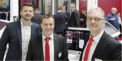 



Patrick Sönke, Geschäftsführer Integrated Worlds, Michael Hertle, Support e-Commerce bei Gutmann und Michael Benesch
