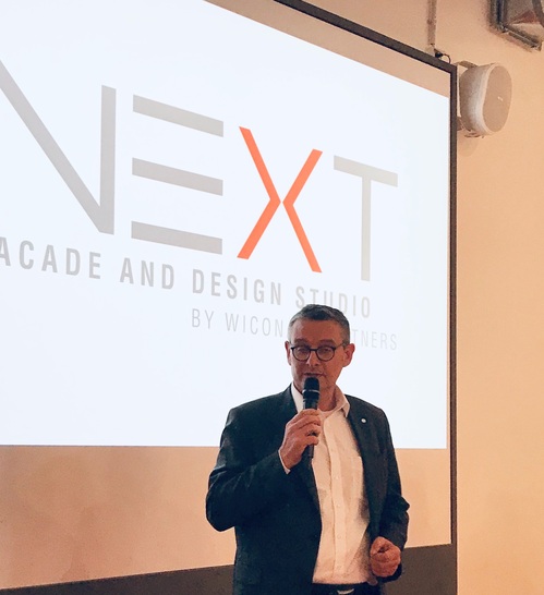 Ralf Seufert (Bild), Wicona-Vice Präsident DACH + CSEE bei der Eröffnung des heutigen Next Summits.