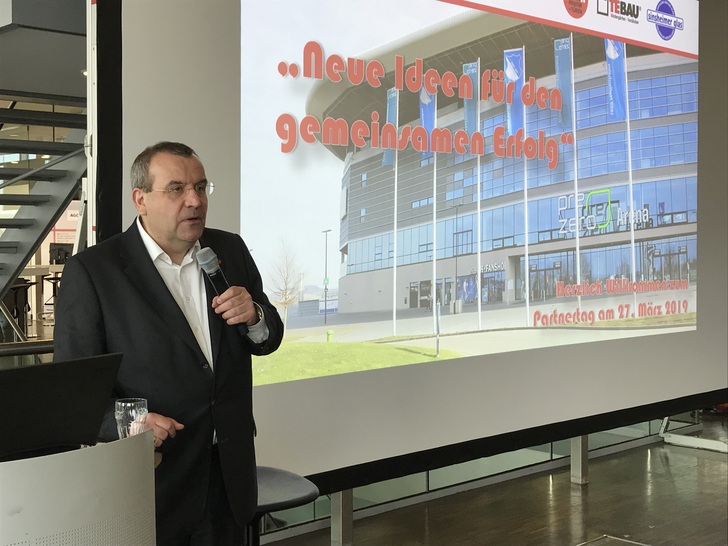 Der Partnertag am Standort Sinsheim wurde von al bohn Geschäftsführer Matthias König mit den Worten eröffnet: “Erfolg lässt sich organisieren.“